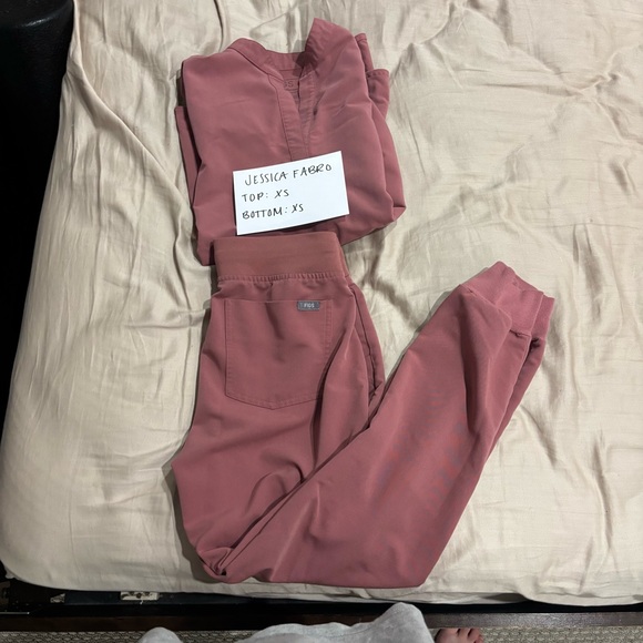 Figs Other - Pink Scrub Set